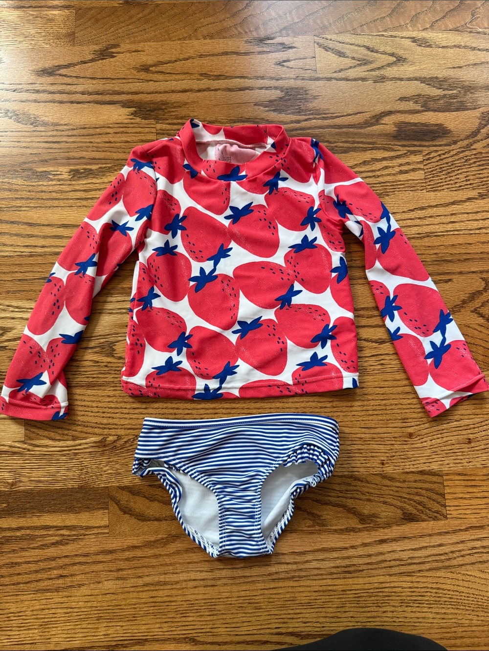 Carter's Just One You- Strawberry Print Rash Guard Set Swim Suit